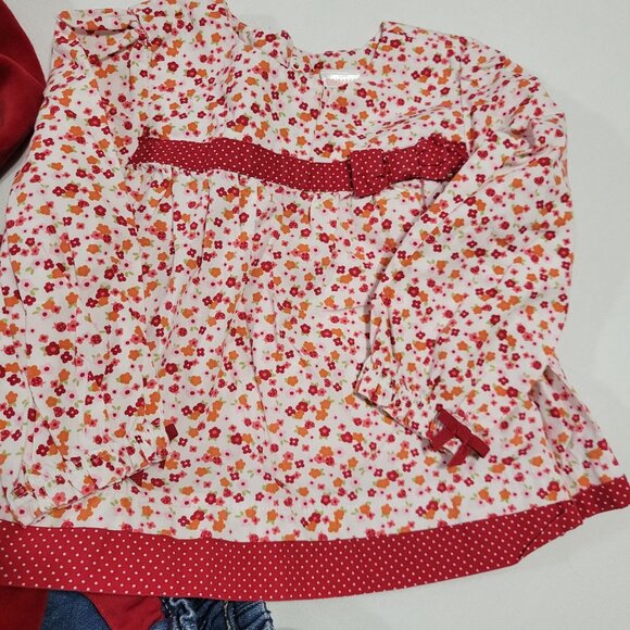 Gymboree Adorable Fox VGUC 12-18 month Jeans 18-24 shirt & Jacket set. Mixed Z27 - Picture 3 of 4